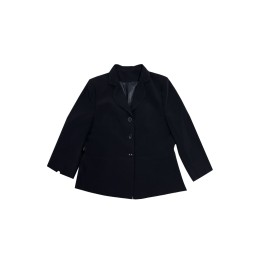 設計修腰3顆鈕扣女西裝套裝      訂製純黑色女西裝    B. & McK. Services Limited   工作服制服   BWS274 設計修腰3顆鈕扣女西裝套裝      訂製純黑色女西裝    B. & McK. Services Limited   工作服制服   BWS274
